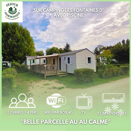 Sejour Normandie - Mobilhome Premium 2ch-4p Avec Clim-tv-wifi Et Lave-linge Dans L'eure - 405 Ivry-la-Bataille